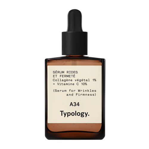 Sérum Rides et Fermeté A34
Collagène végétal 1% + Vitamine C 10%