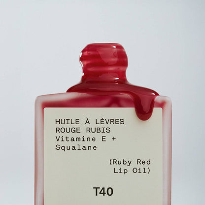 Huile à Lèvres Émolliente T40
Squalane 10% + Vitamine E