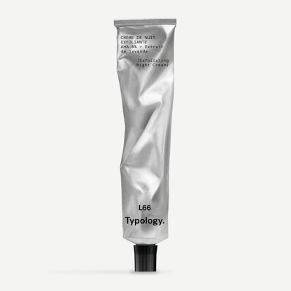 Crème de Nuit Exfoliante L66
AHA 6 % + Extrait de lavande